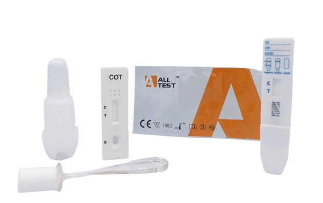 1x/100x ALLTEST Test na nikotin a kotin (COT) ze slin Počet kusů: 1