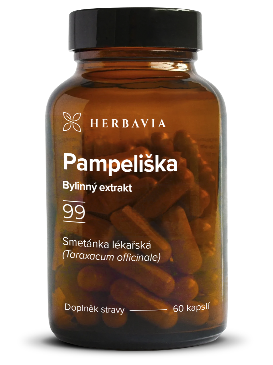 Herbavia Pampeliška, 60 kapslí