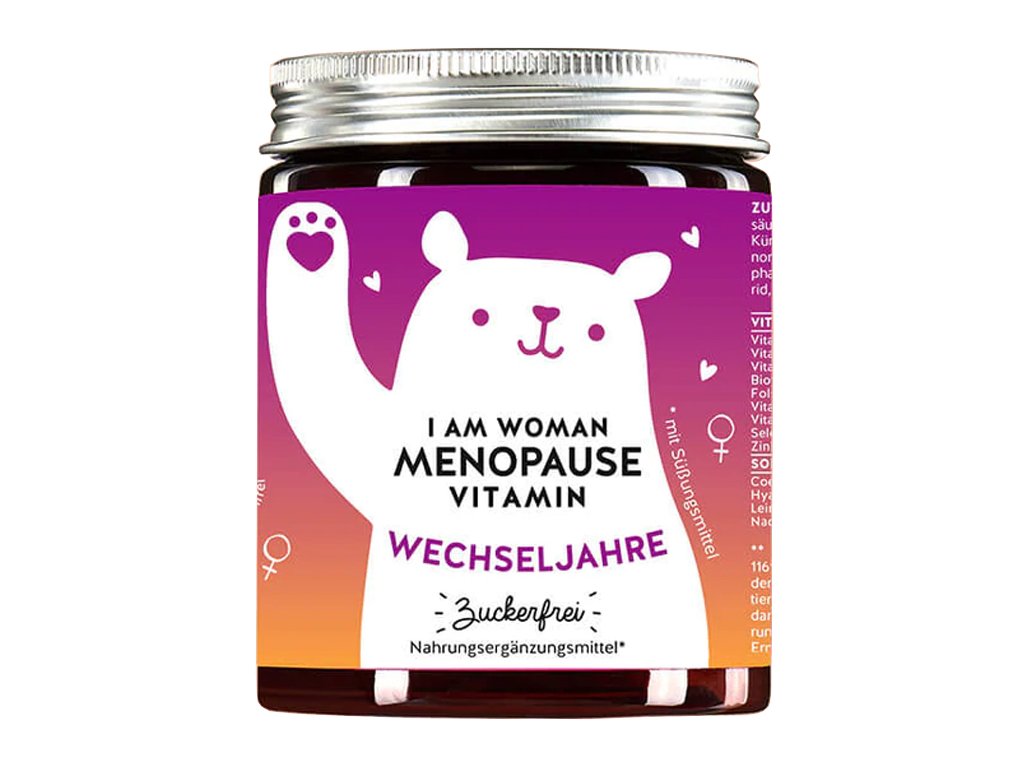 Bears with Benefits I am Woman vitamíny a minerály pro menopauzu, 60 ks