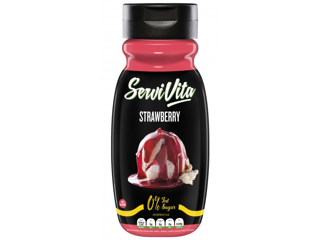 ServiVita Servivita, Lahodný sirup s příchutí jahody, 320 ml