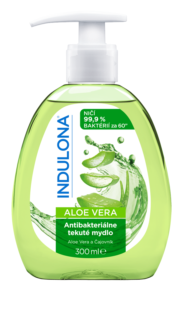 Indulona Antibakteriální tekuté mýdlo- Aloe Vera, 300ml