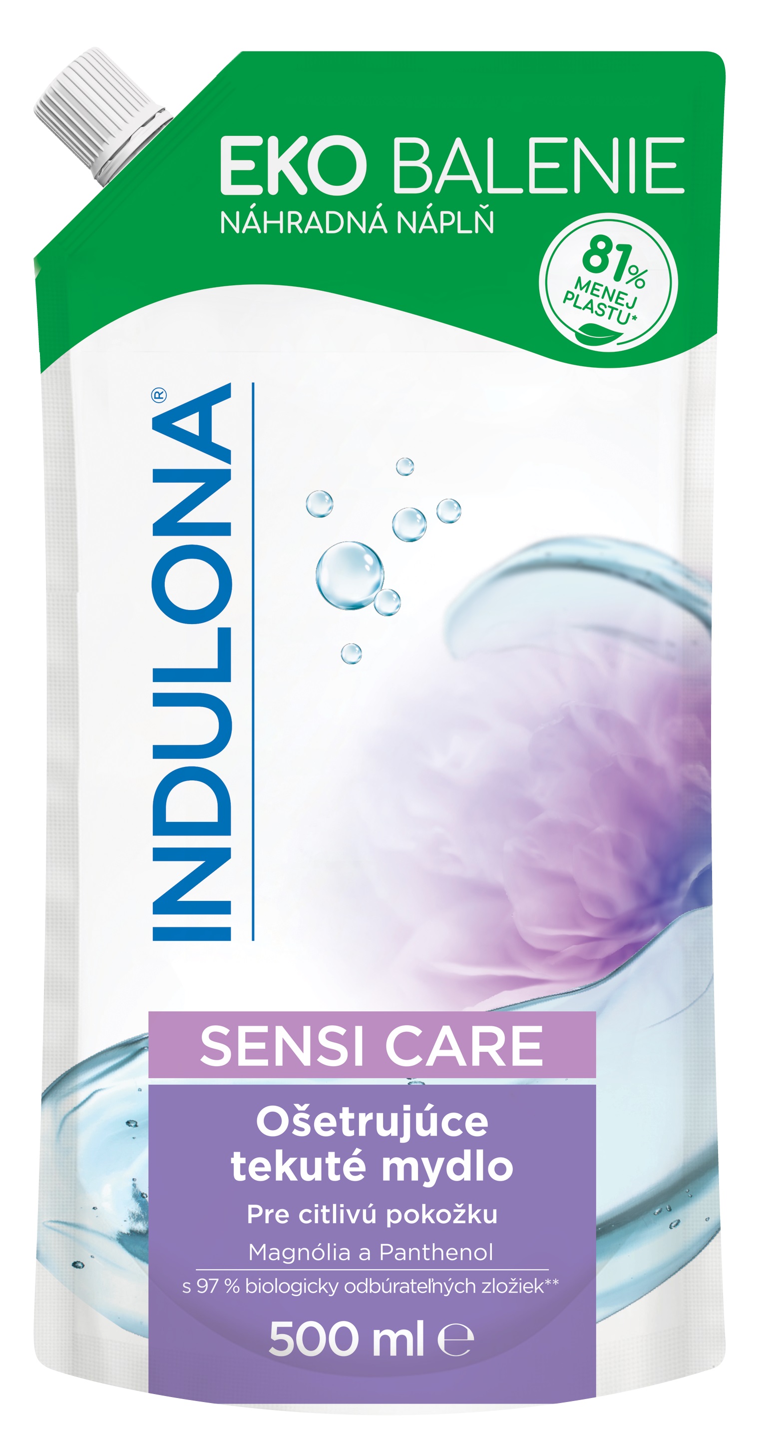 Indulona Tekuté mýdlo- Sensi care, 500ml