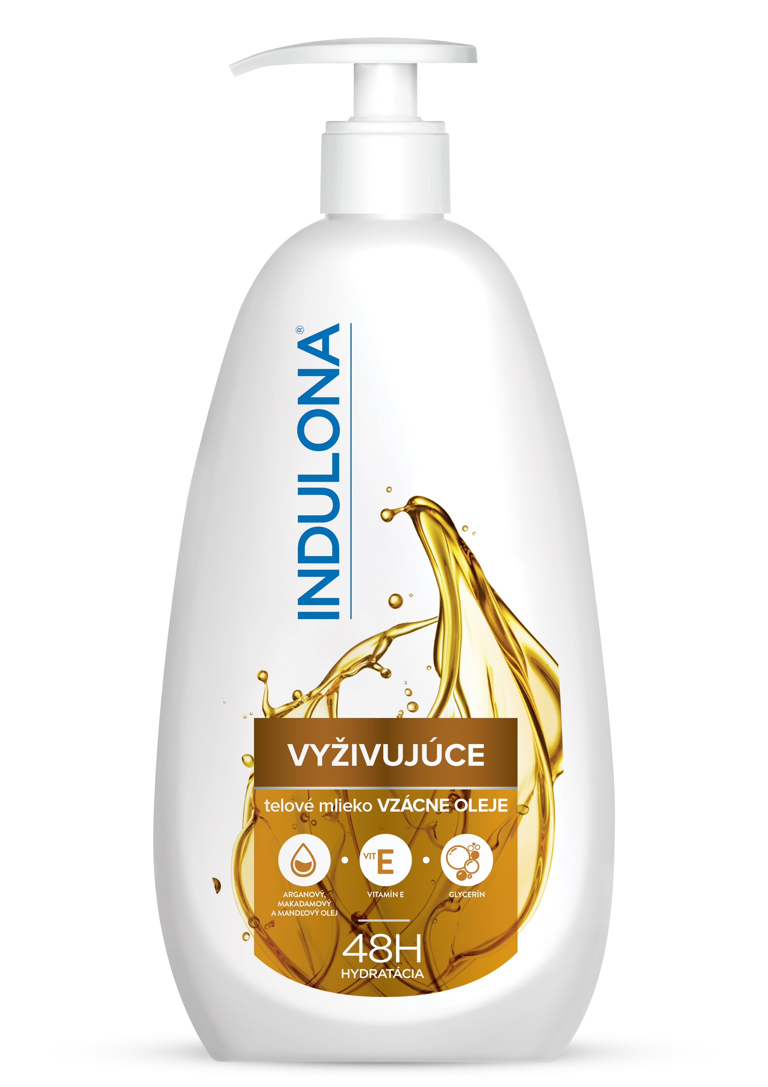 Indulona Vyživující tělové mléko- Vzácné oleje, 400ml
