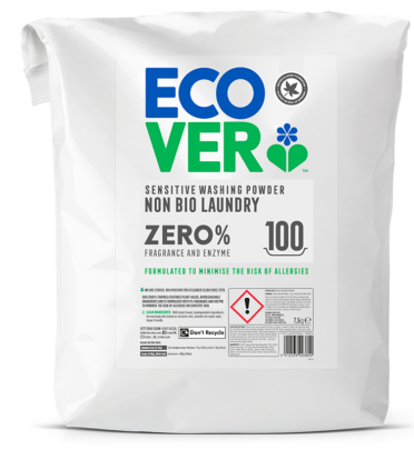 ECOVER ZERO Universal prací prášek pro alergiky 7,5 kg, 100pd