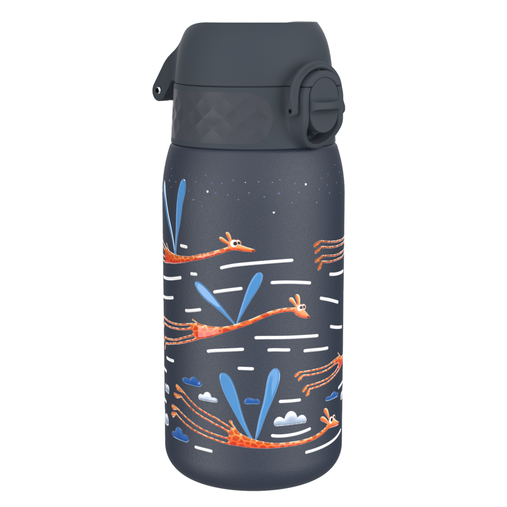 ion8 Leak Proof nerezová láhev Flying Giraffes, 400 ml