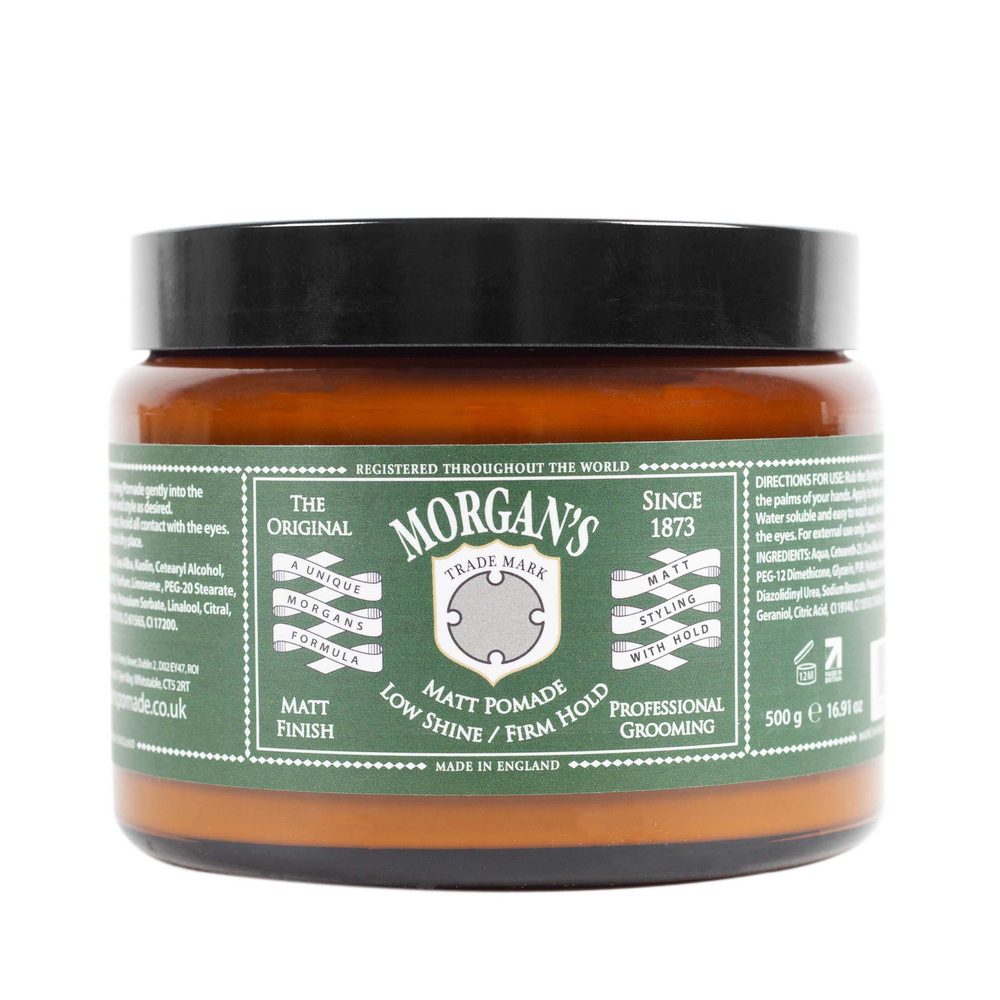 Morgan's Matt Pomade Low Shine and Firm Hold - pomáda na vlasy s vůní brazilského pomeranče, 500ml