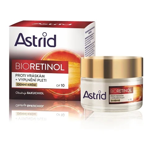 ASTRID BIORETINOL Denní krém proti vráskám OF10, 50ml
