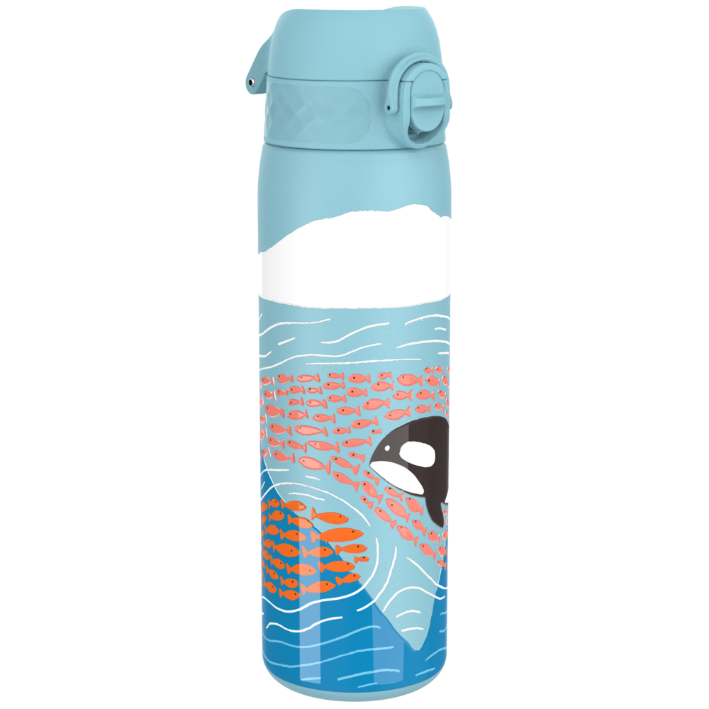 ion8 Leak Proof nerezová láhev Big Whale, 600 ml
