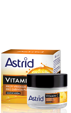 ASTRID VITAMIN C noční krém proti vráskám pro zářivou pleť, 50ml