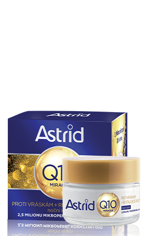 ASTRID Q10 MIRACLE Noční krém proti vráskám, 50 ml