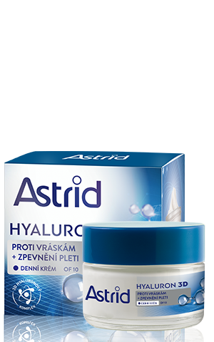 ASTRID HYALURON 3D Zpevňující denní krém proti vráskám OF 10, 50 ml