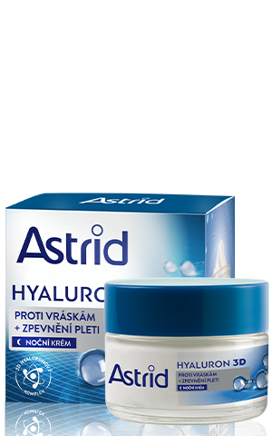 ASTRID HYALURON 3D Zpevňující noční krém proti vráskám, 50 ml