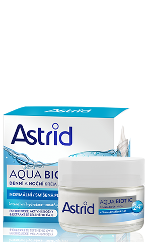 ASTRID AQUA BIOTIC Denní a noční krém pro normální a smíšenou pleť, 50ml