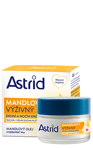 ASTRID MANDLOVÝ výživný denní a noční krém pro suchou a velmi suchou pleť, 50 ml