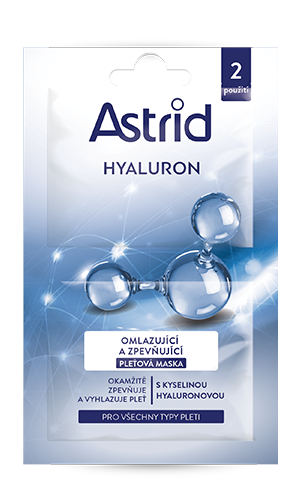 ASTRID HYALURON krémová maska, 2x8 ml