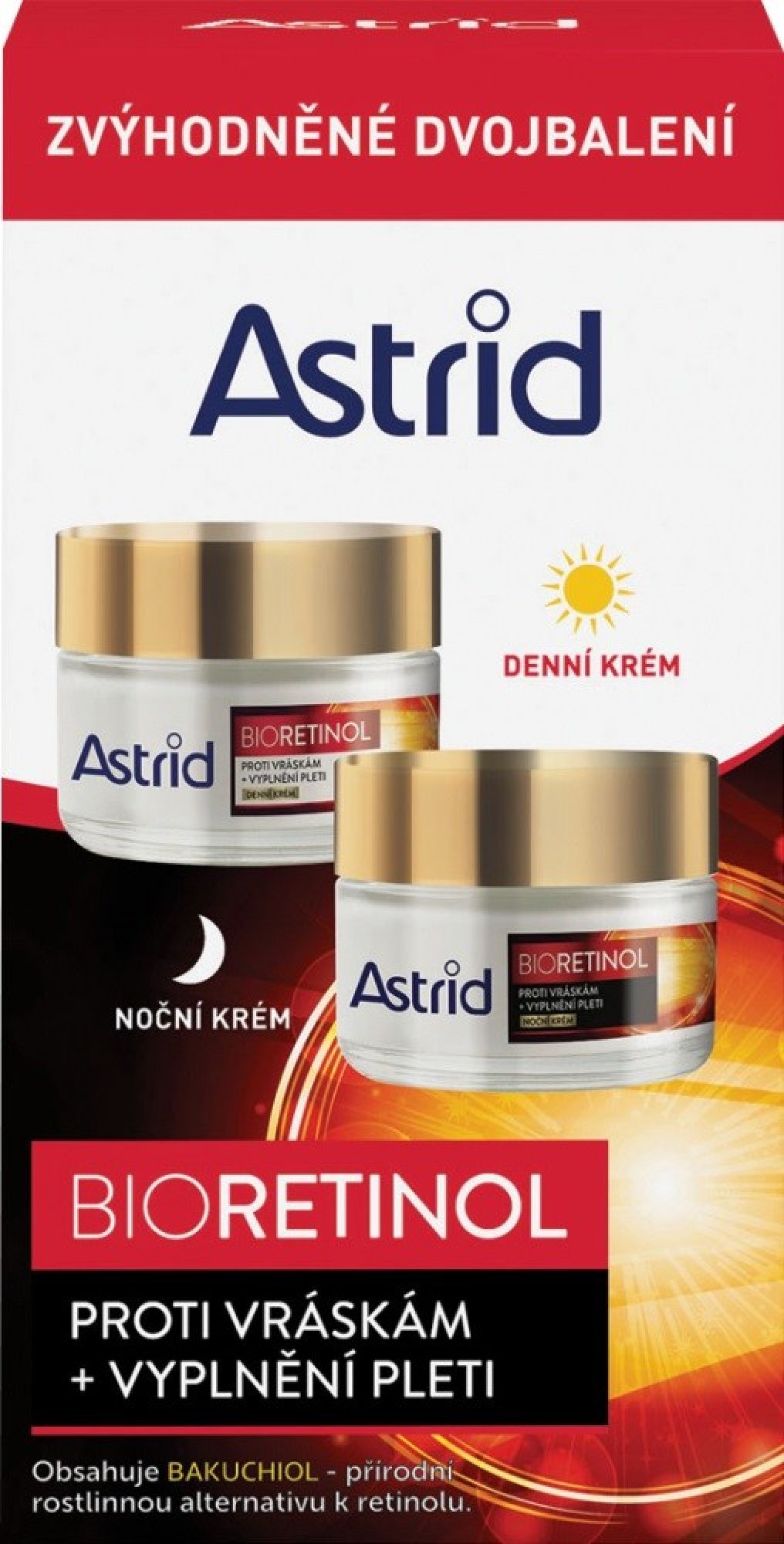 ASTRID Bioretinol Duopack D+N, 2x50ml