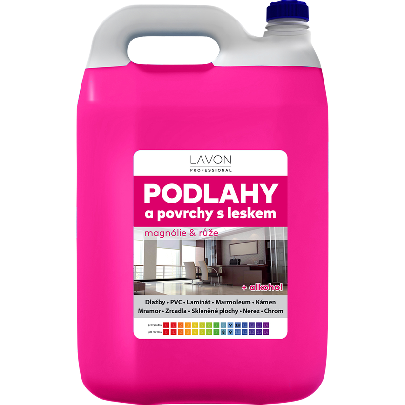 LAVON podlahy a povrchy s leskem - magnólie & růže, 5l