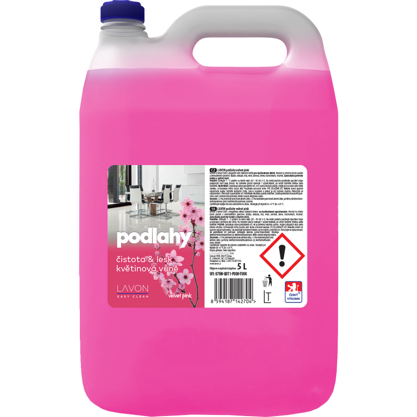 LAVON Easy Clean podlahy velvet pink, 5l