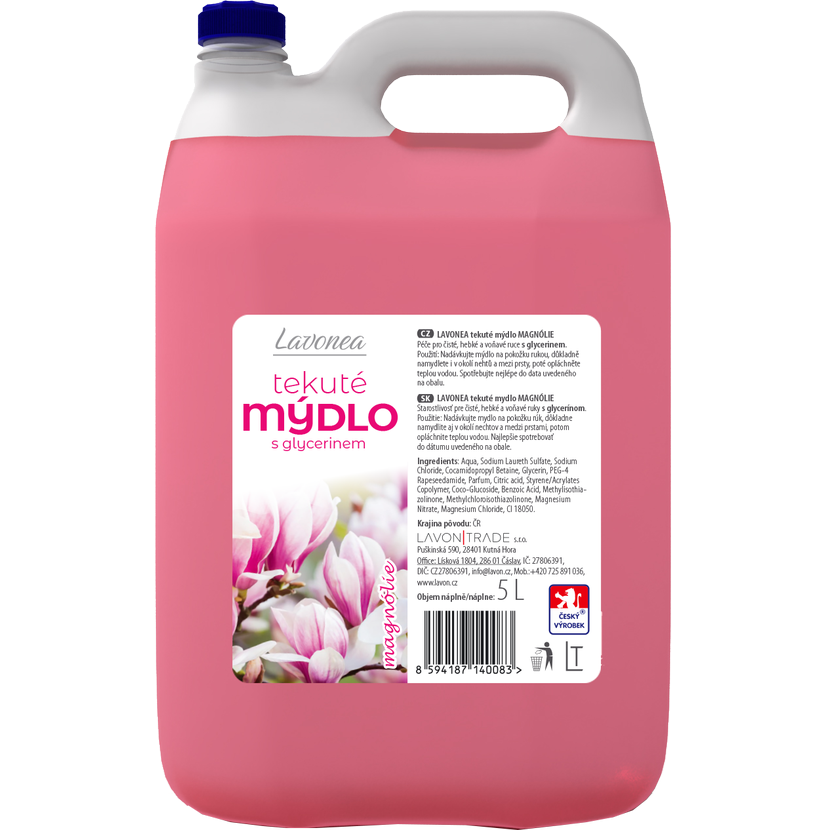 LAVON tekuté mýdlo Magnólie, 5l