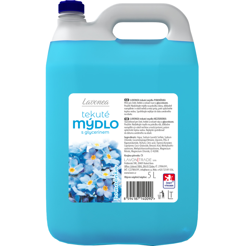 LAVON tekuté mýdlo Pomněnka, 5l