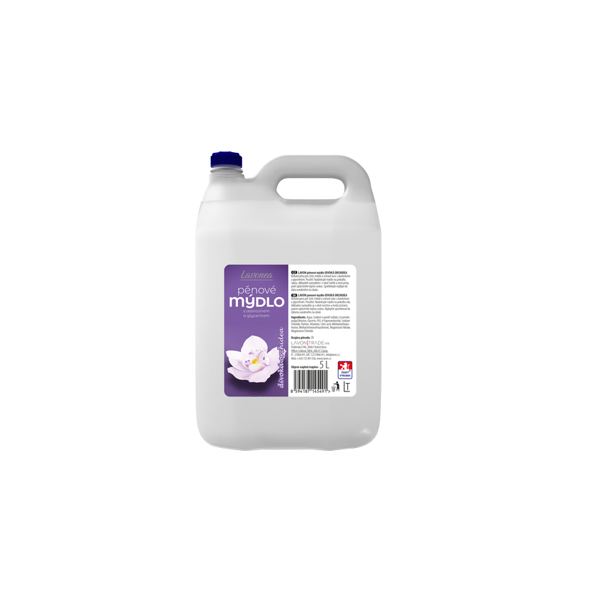 LAVON pěnové mýdlo divoká orchidea, 5l