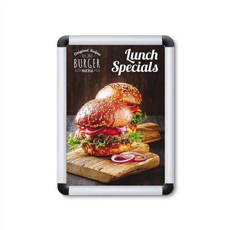 ELVENTA PLAST Klaprám A4, oblý roh, 25 mm - STANDARD