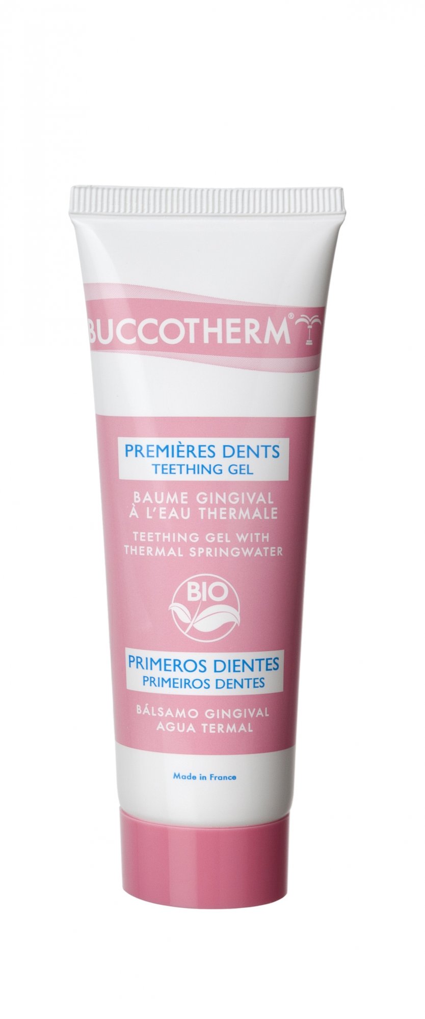 Buccotherm BIO zklidňující masážní gel na dásně pro batolata, 50 ml