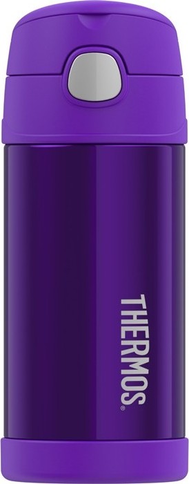 THERMOS Dětská termoska s brčkem - fialová 0,355