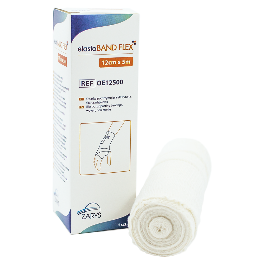 ZARYS International Group ElastoBAND Flex Elastický podpůrný obvaz, tkaný, nesterilní 8cm x 5m