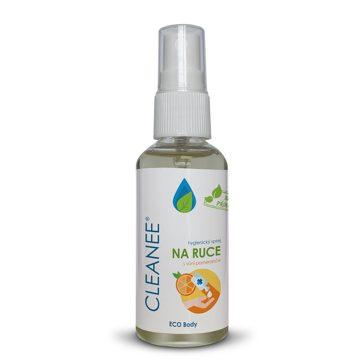 CLEANEE EKO CLEANEE ECO hygienický sprej na ruce s vůní pomeranče 50ml