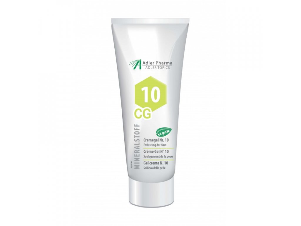 Adler Pharma Adler Topics Krémgel Nr. 10 Natrium sulfuricum na svědivou a ekzematickou kůži Objem: 50 ml