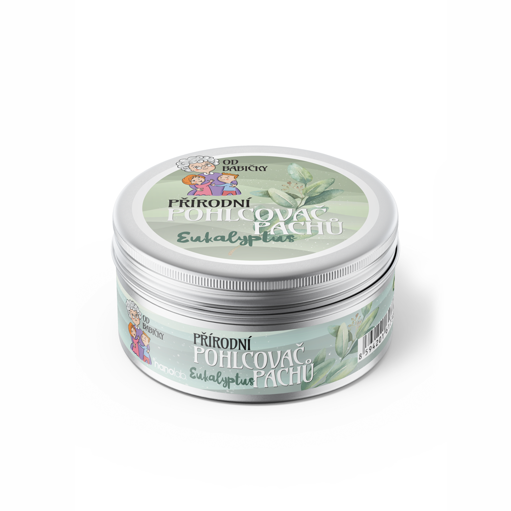 Přírodní pohlcovač pachů OD BABIČKY Eukalyptus, 300 g