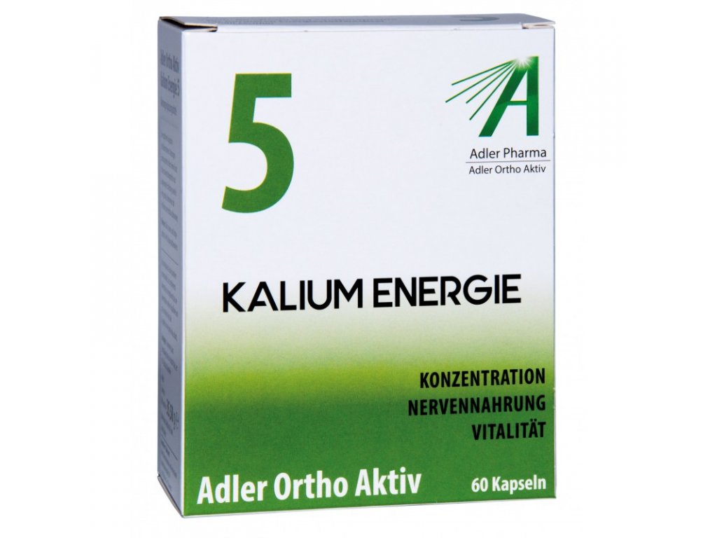 Adler Pharma Adler Ortho Aktiv Nr. 5 Kalium Energie, 60ks