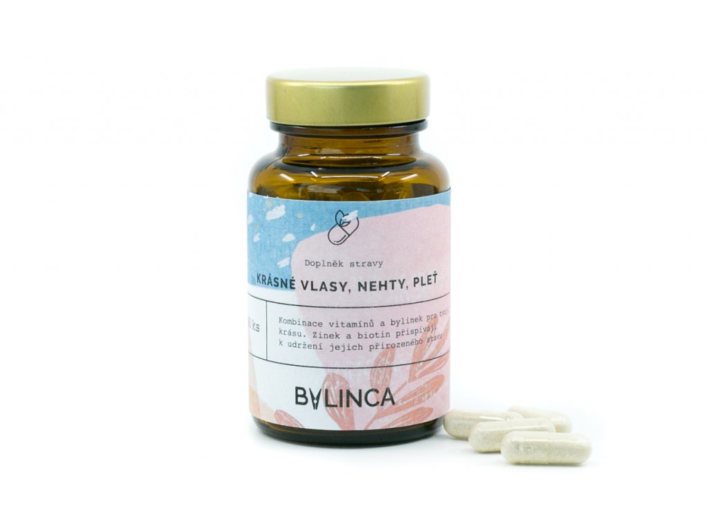 BYLINCA Krásné vlasy, nehty, pleť, 60 ks
