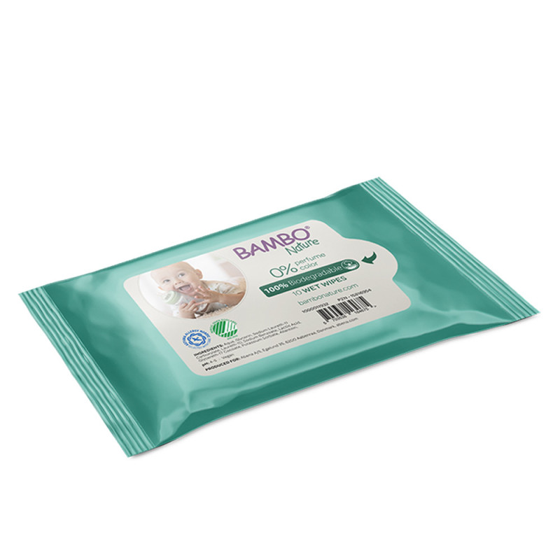 Abena Bambo Nature biodegrabilní vlhčené ubrousky (10ks)