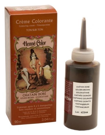 Henné Color Tónovací přeliv Zlatý kaštan, 90ml