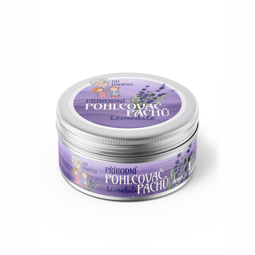Přírodní pohlcovač pachů OD BABIČKY Levandule, 300 g