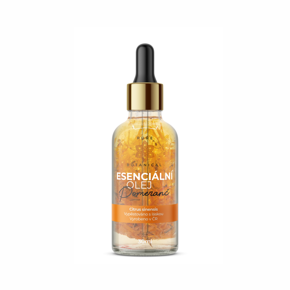 LeFleur 100% přírodní esenciální olej Pomeranč s okvětními lístky, 30 ml