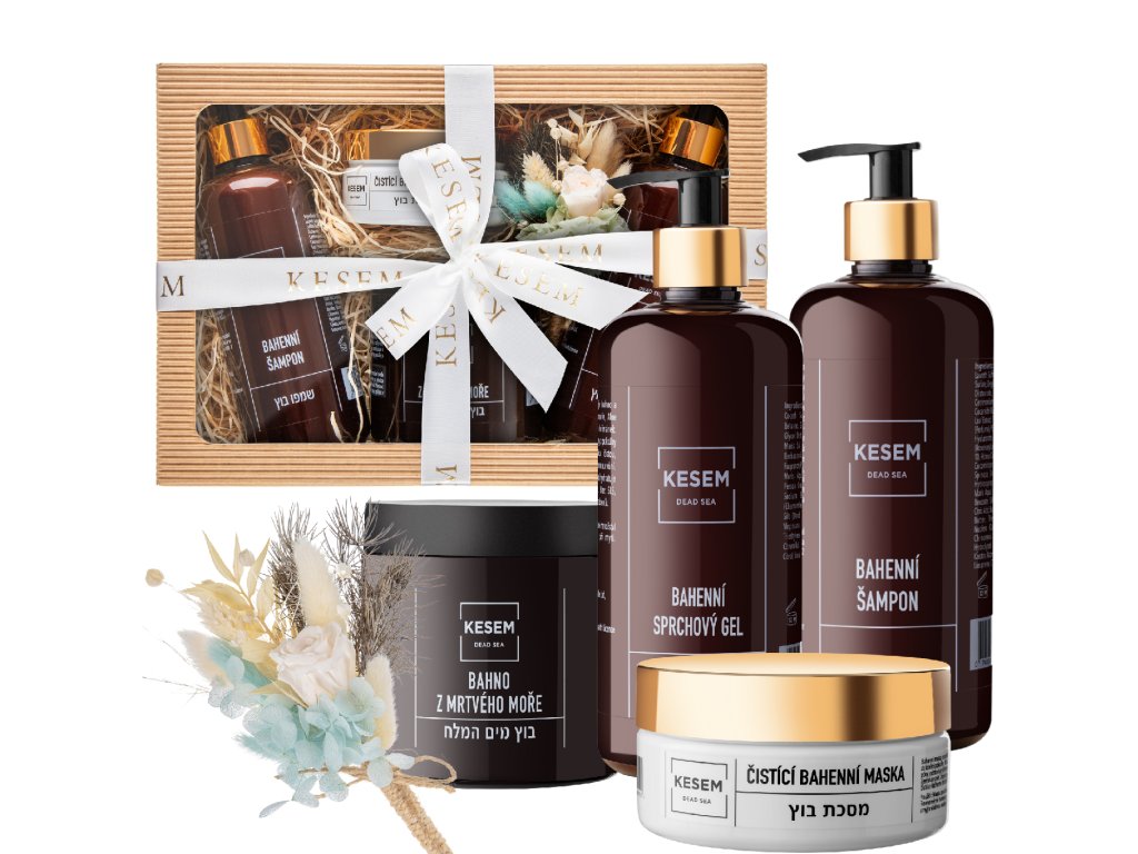 KESEM Dead sea KESEM Dárkový balíček "Bahenní nebe" 5 ks