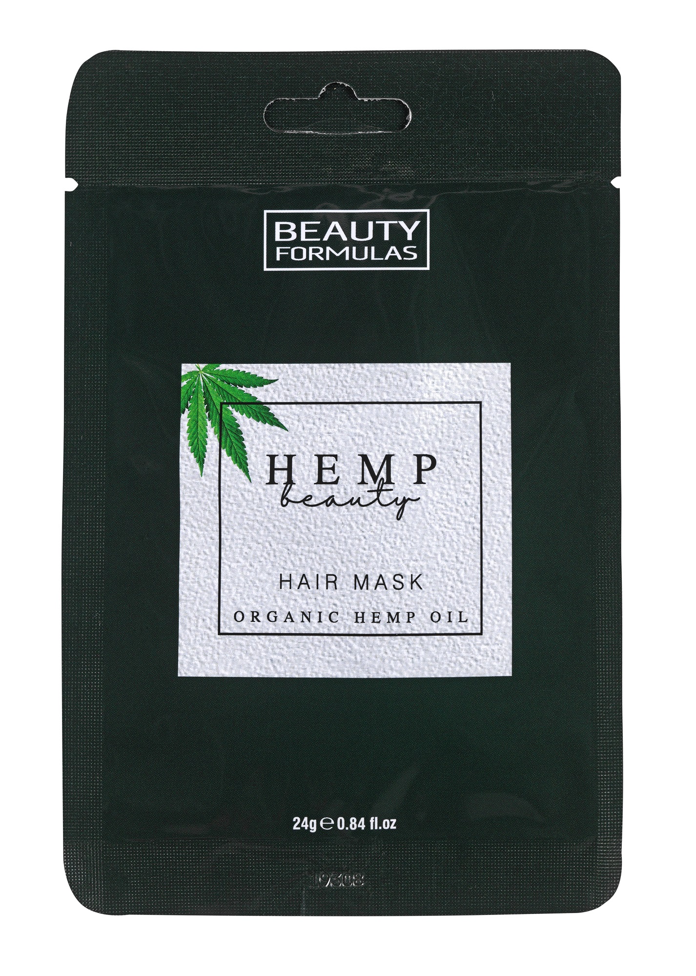 BEAUTY FORMULAS HEMP Maska na vlasy s konopným olejem, 24 g