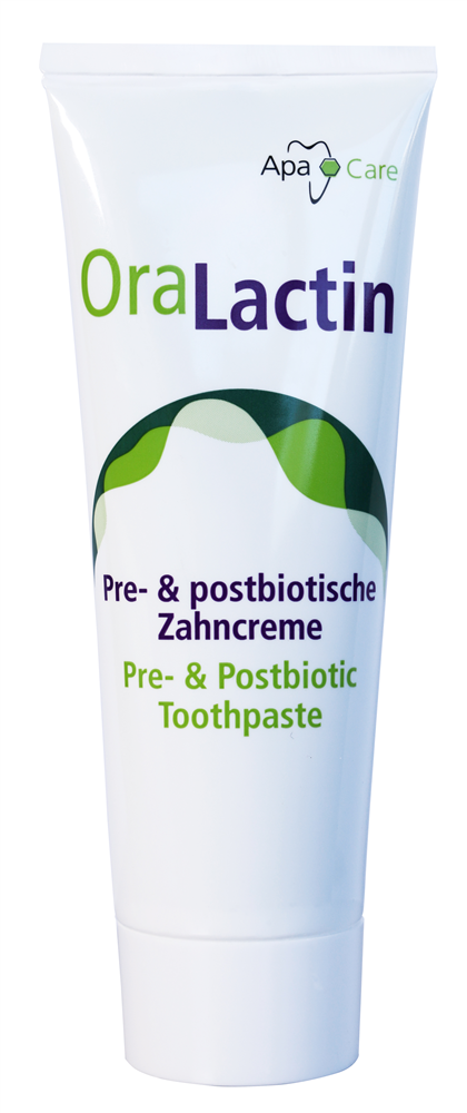 ApaCare OraLactin Pre- a postbiotická zubní pasta, 75ml