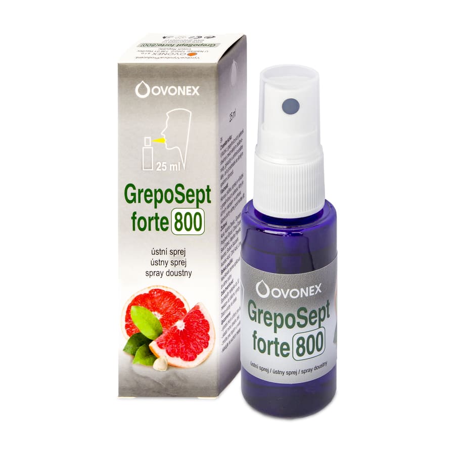 Ovonex GrepoSept FORTE 800 ústní sprej, 25 ml