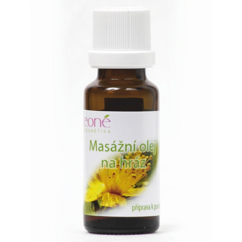 Eoné kosmetika s.r.o. Eoné MASÁŽNÍ OLEJ NA HRÁZ, 20ml Balení/objem: 20 ml
