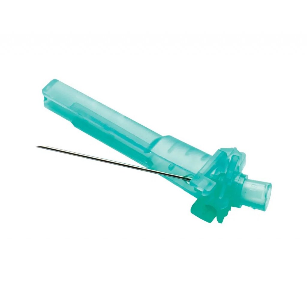 ZARYS International Group dispoGUARD bezpečnostní injekční jehla, sterilní, G 19, béžová, 1,1x40mm, 50ks