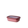 multi bowl cirqula rectangular 500 ml 17 oz vivid mauve