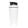 GymBeam Šejkr Steel White bílá, 750 ml