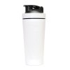 GymBeam Šejkr Steel White bílá, 750 ml