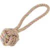 Hračky pro psy, Beco Hemp Rope - Ball on Loop-L