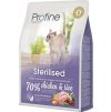 Profine Cat Sterilized krmivo bez lepku pro kastrované kočky s kuřetem a rýží, 2 kg