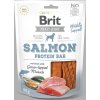 Brit Jerky sušené masové pamlsky s lososem, kuřetem a proteiny, 80 g